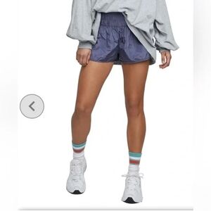 FP Movement Women's The Way Home Shorts Size Large Slate Blue